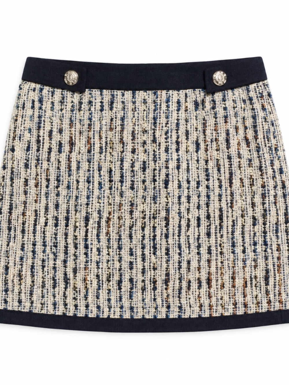 White House Black Market Tweed Mini Skirt Size 4 NWT
